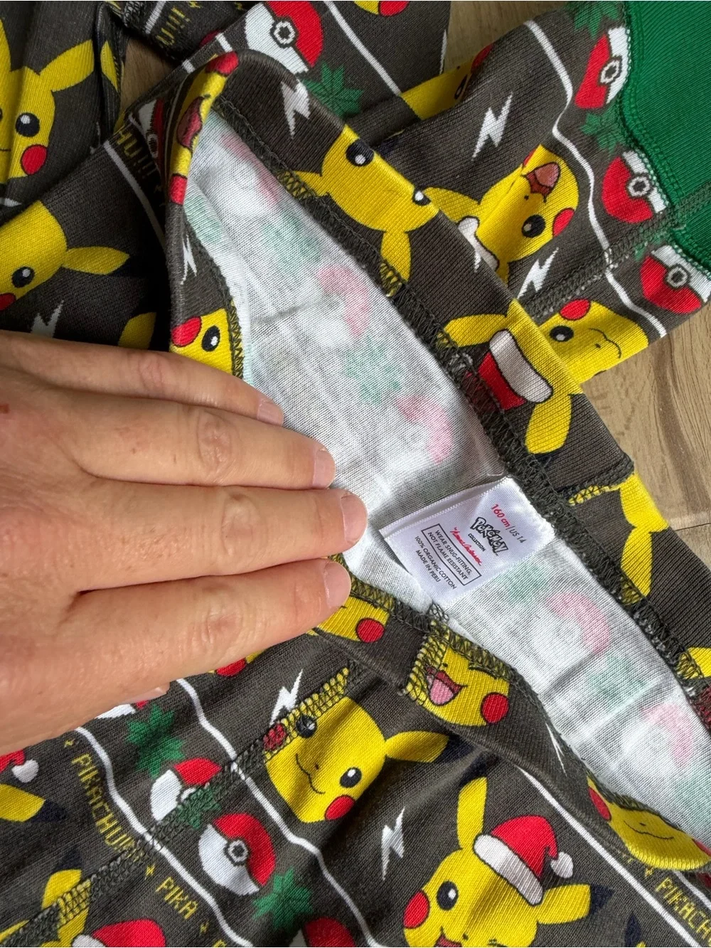 Hannah Andersson Kids Pikachu Christmas pajamas
